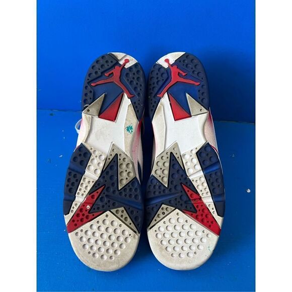 2016 Nike Air Jordan 7 VII Retro Olympic USA Size 7y. 304774-123 - Picture 7 of 7
